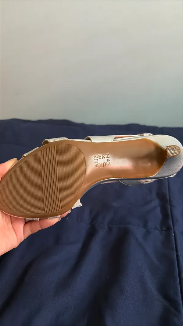 Silver glitter sandal Naturalizer 8w - Image 2
