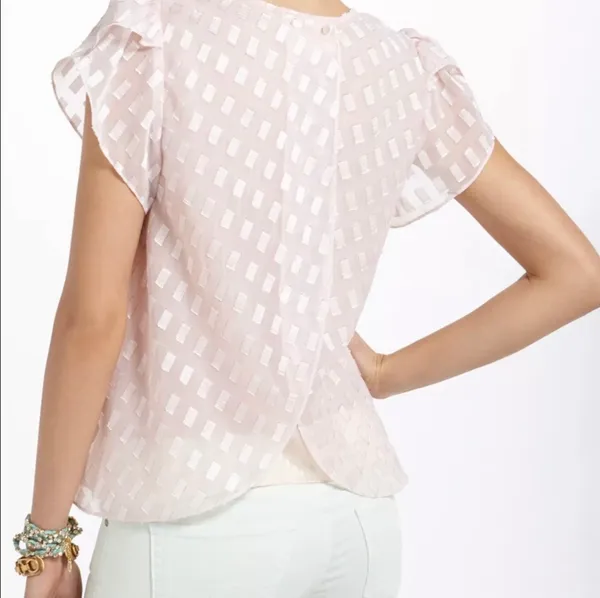 Electric Love Light Butterfly Blouse NWOT 8 - Image 2