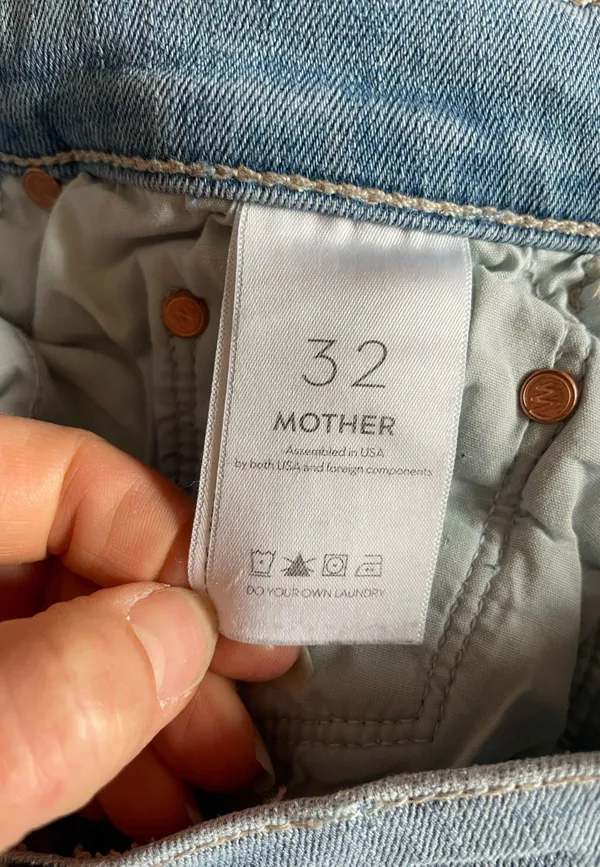 Awesome Mother Denim The Tripper Ankle Fray Jeans in Island Time - Sz 32 - Image 6