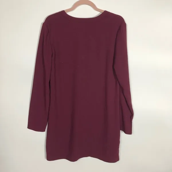 Charles Henry maroon‎ dress - Image 6