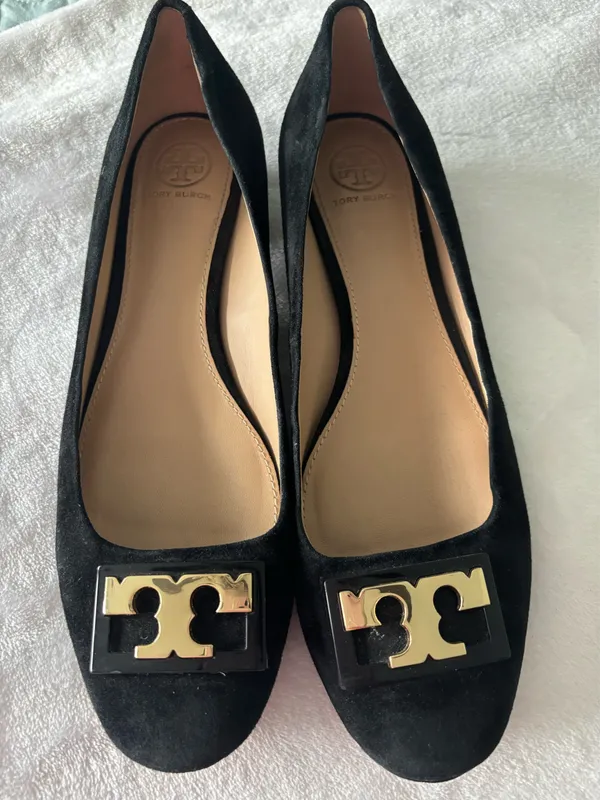 Tory Burch Black Suede Shoes - Image 3
