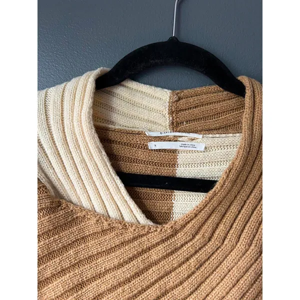 Anthropologie Colorblock Ribbed Knit Sweater Size L - Image 12