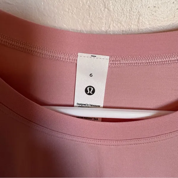Lululemon Modal Relaxed Fit Lounge Long Sleeve NWT SZ 6 Pink Haze - Image 6