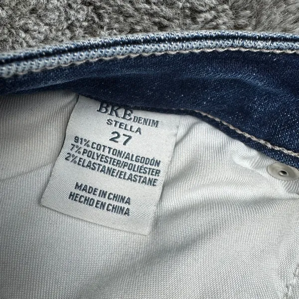 BKE Stella Low Rise Slim Fit Jeans Women's 27 - Image 7