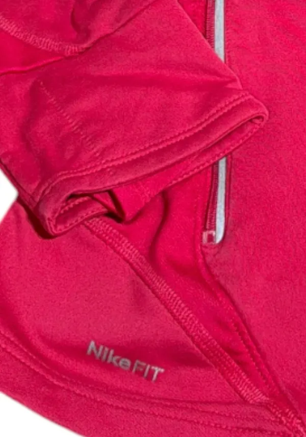 Nike FIT DRY Full Zip Athletic Jacket Women's Medium Pink - Image 2