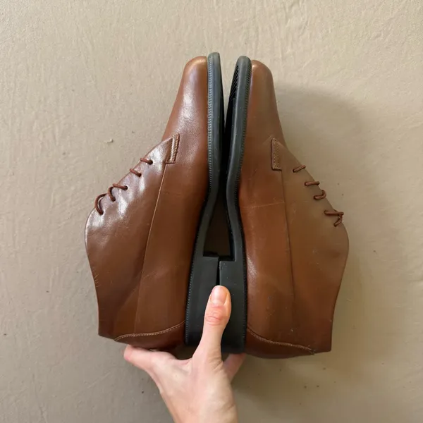 Vintage Easy Spirit “Harvard” Leather Ankle Boots - Image 2