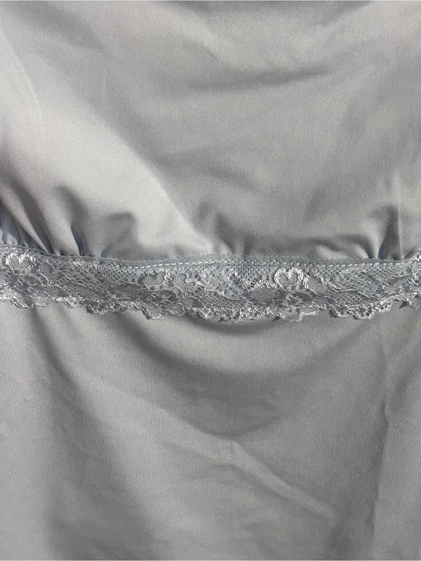 Wild Fable Light Blue Women's Lace-Trim Cami Top - Image 5