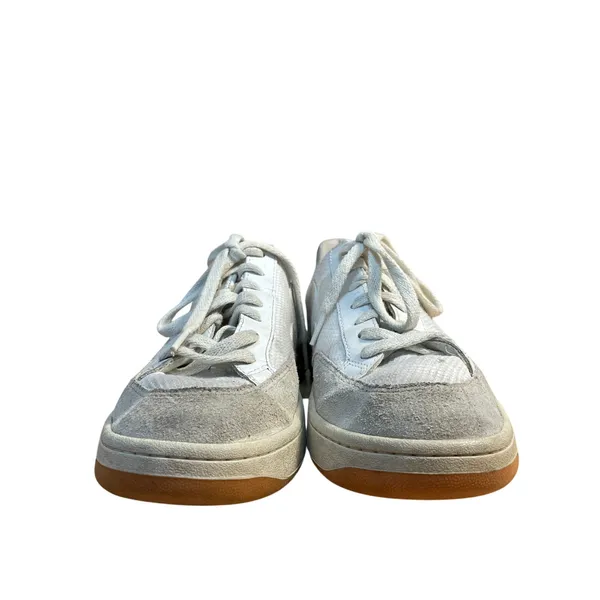 Veja V-12 Women's White Gray Suede Leather Lace Up Low Top Sneakers Shoes 9 - Image 2