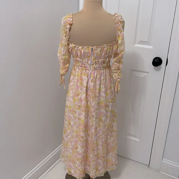 For Love & Lemons Eden Midi Dress - Image 6