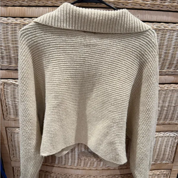 Princess Polly Cream Oversized Sweater - Image 5