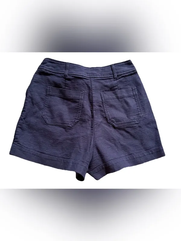 Boden Dark Blue Navy Shorts Womens Size 4 High Rise Preppy Classic - Image 9