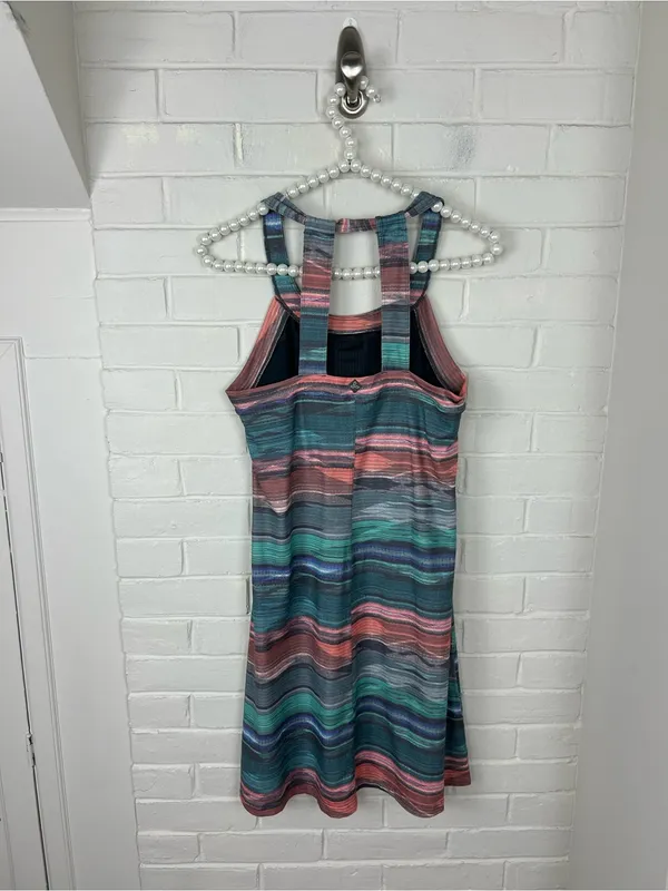 Prana Multi Color Printed Active Athletic Dress Size S - Image 6