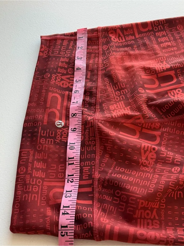 Lululemon Wunder Train High-Rise Crop 23" Lululemon Ombre Red Multi - Image 6