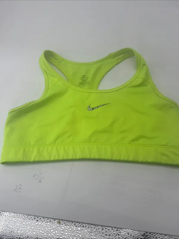 Nike Neon Lime Racerback Sports Bra - Image 6