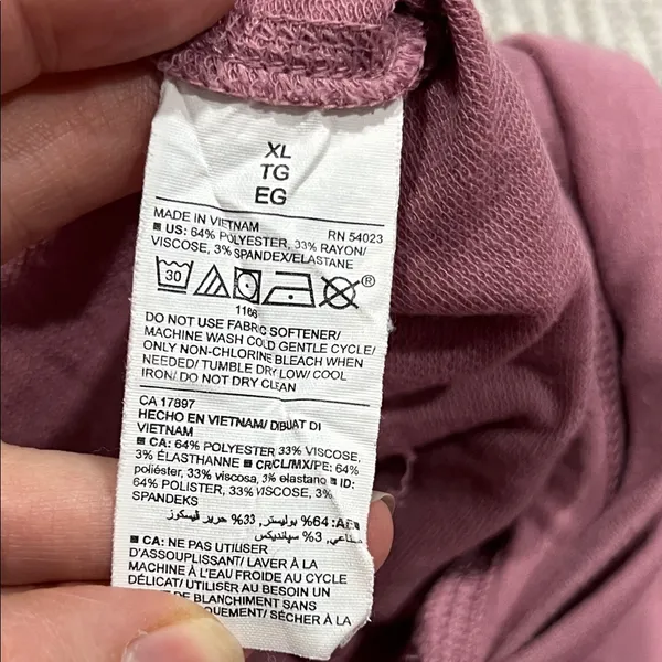 Old Navy Mauve Women's Jogger Pants - Image 3