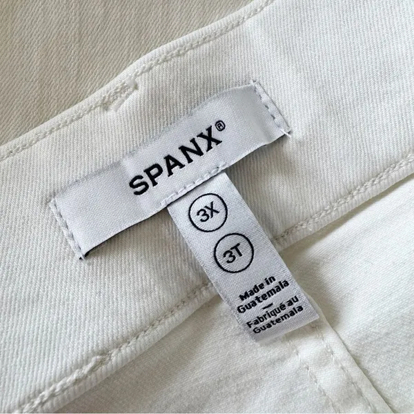 Spanx NEW SPANXshape EveryWear Wide Leg Jeans in Chalk Shaping Office Career Size 3X - Image 11
