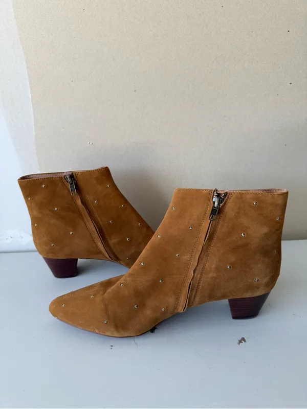 MADEWELL The Bea Boot in Embroidered Suede - Image 8
