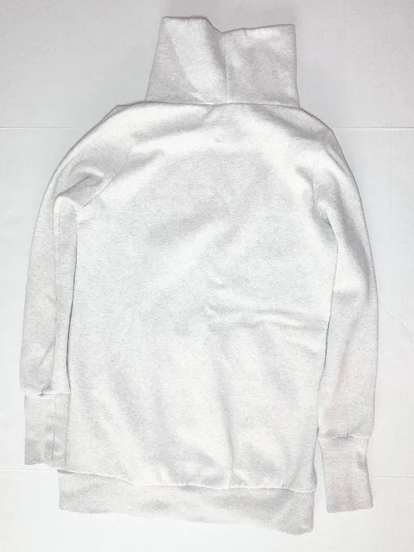 Fabletics High Neck Cowl Pullover Sweatshirt - M - Light Tan Heather - Image 2