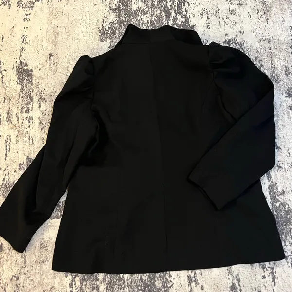 kirundo padded ruffled shoulder blazer Black Size XXL - Image 8