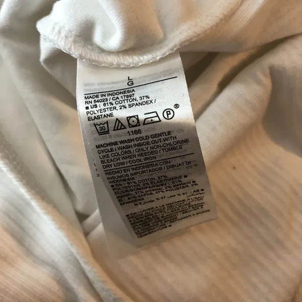 Old Navy Womens Long Sleeve Ribbed Bodysuit Square Neck White L - Image 4