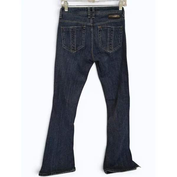 Burberry Brit Islington Bootcut Jeans Womens 27 Dark Wash Stretch Designer Denim - Image 2