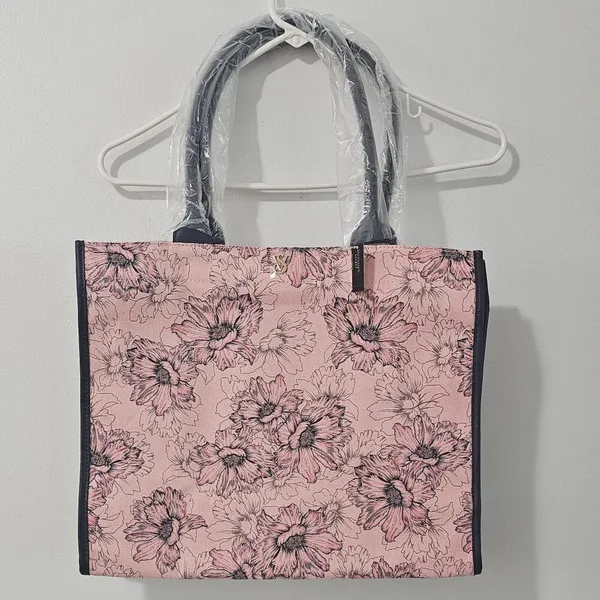Victoria's Secret PINK FLORAL CANVAS TRAVEL TOTE SHOULDER BAG 26802059 - Image 2