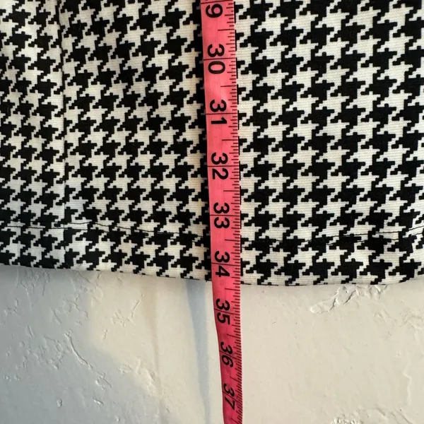 STARING AT STARS PIN UP BODYCON DRESS SMALL LIKE NEW houndstooth - Image 13
