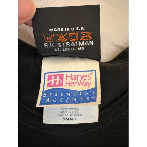 Vintage Harley Davidson Tank Top USA Made Charlotte NC Small 90s - Image 5