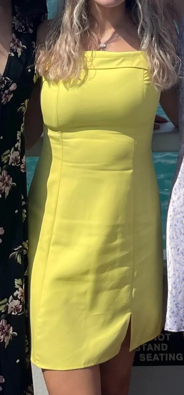 yellow dress - Image 3