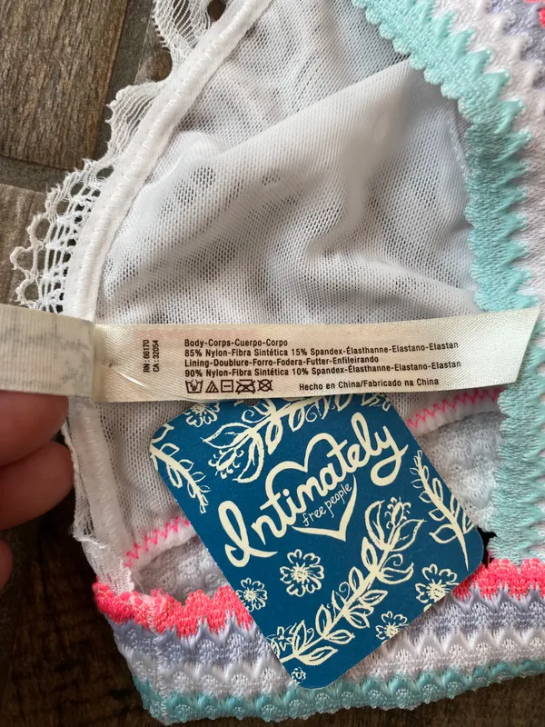 Free People Mika Lace Triangle Bralette - Image 15