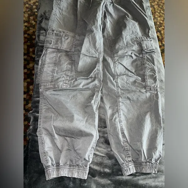 Garage Tanner Tie Up Cargo Pant in Grey Forged Iron Size Small - Image 8