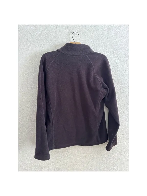 Columbia Benton Springs Fleece Jacket Womens Large Black Full‎ Zip XL6511 - Image 2