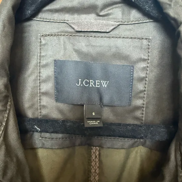 J. Crew 100% Cotton Downtown Field Women’s Jacket in Olive Green - Image 2