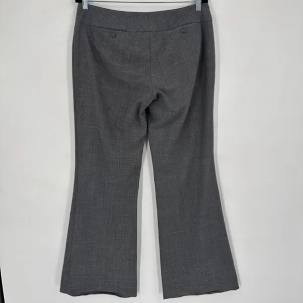 Express Design Studio Gray Wide Leg Trouser Pants Size 10 Career Editor‎ - Image 2