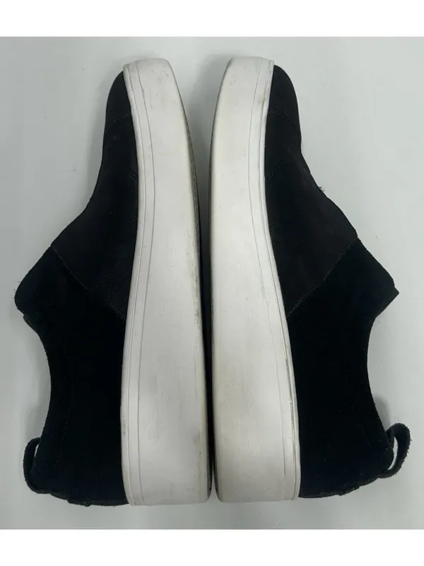 Tom’s AMBER Platform Slip On Leather Sneakers Shoes Women’s Size 9 Black - Image 8