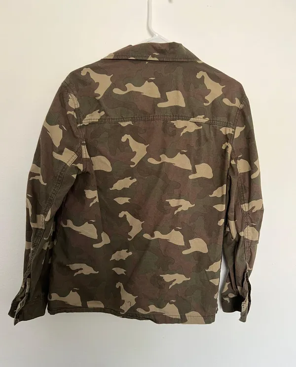 Army Green Military Jacket Multiple - Image 2