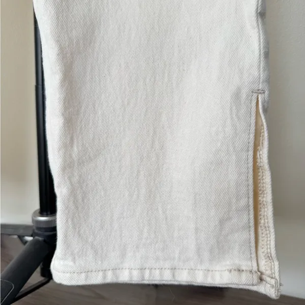 Abercrombie & Fitch The 90’s Straight Ultra High Rise Curve Love 10‎ Long Cream - Image 6