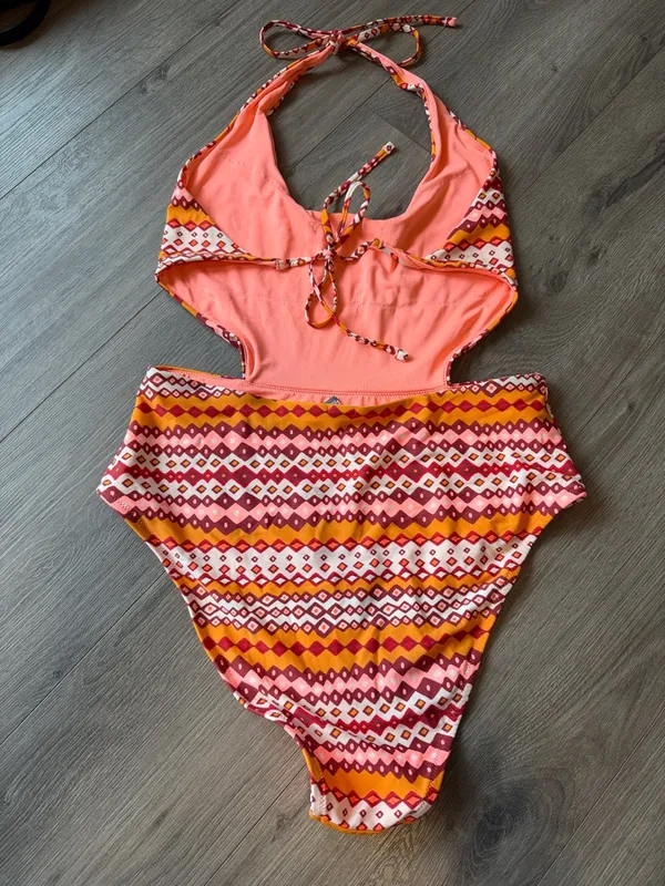 Aerie Sexy One Piece Swimsuit Orange Pattern/ Summer/Beach - Image 2