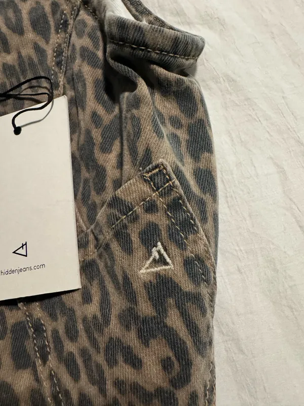 Hidden Jeans cheetah denim vest - Image 2
