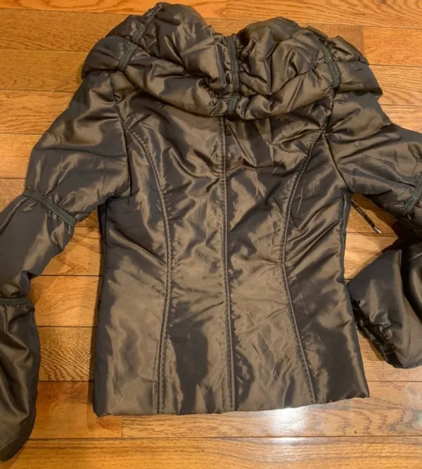 STUNNING VINTAGE TREASURE snowsmile metallic Brown Moscow Chic Quilted Puffer s - Image 4