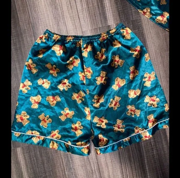 Teal Floral Pajama Set - Image 4