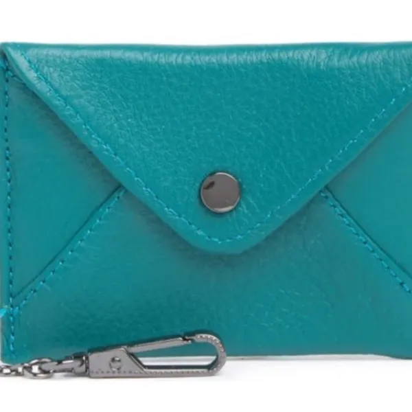 Aimee Kestenberg "Ashley Leather" Wallet Purse, in "Rainforest Green" - Image 2