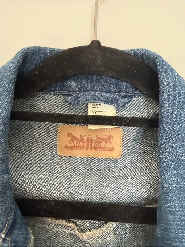 Levi's Dark Blue Denim Jacket - Image 2