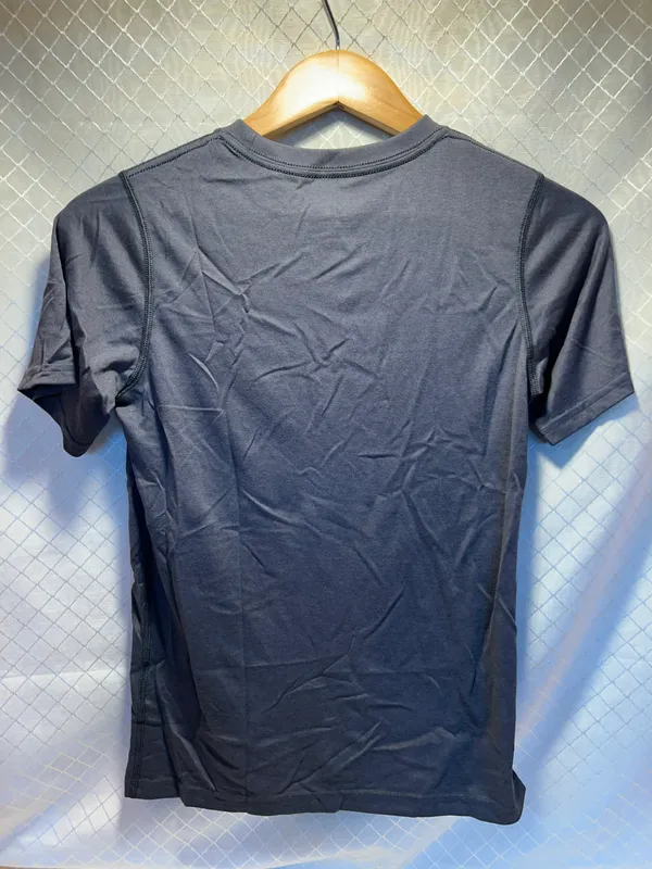 Nike Dri-Fit Silver Gray Short Sleeve Top - Image 5