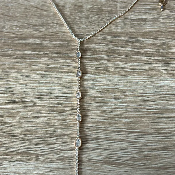 Rhinestone y necklace - Image 2