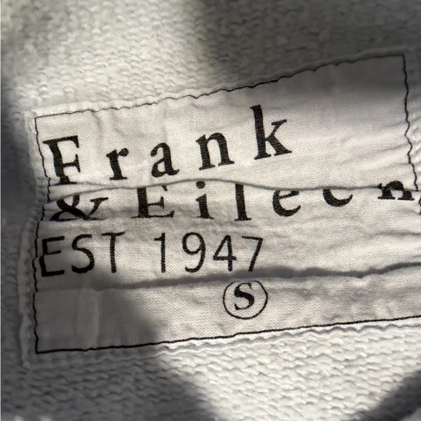 Frank & Eileen $228 Effie Baby Blue Funnel Neck‎ Capelet Triple Fleece Sweater - Image 5