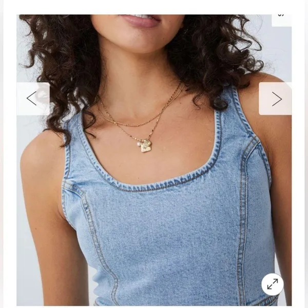 New with tags Cotton On Light Blue Denim Apparel size Xl - Image 3