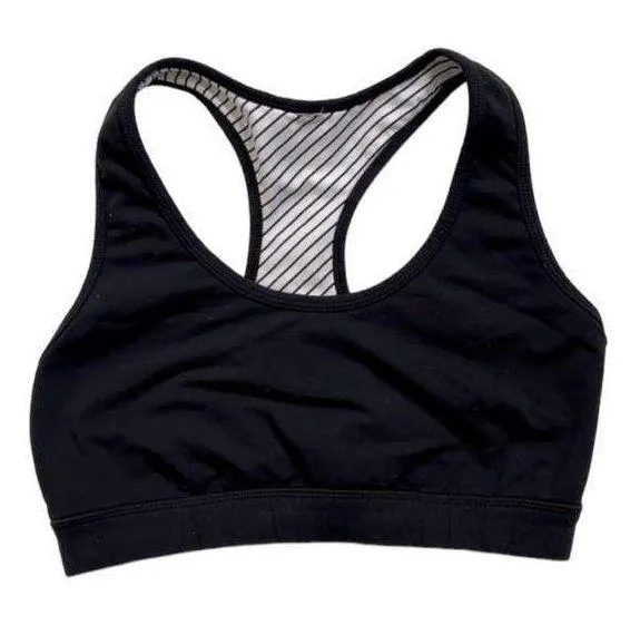 LUCY Women’s Black Racerback Sports Bra Top Size Small - Image 2