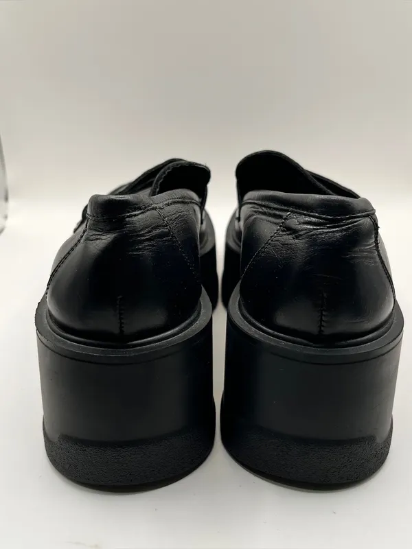 Free People Women's Nico Platform Loafers - Black size 36 US 6 NWOB - Image 7