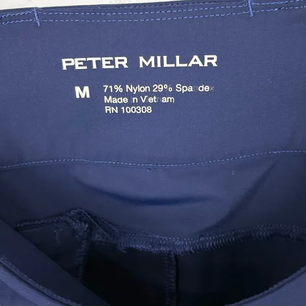 Peter Millar Womens Stellar Performance Jogger Pants Golf Navy Blue Size Medium - Image 5